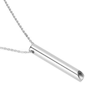 Stainless Steel Mindful Breathing Necklace